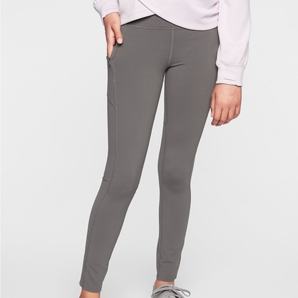 Athleta Girl Chanp Tight Gray Leggings